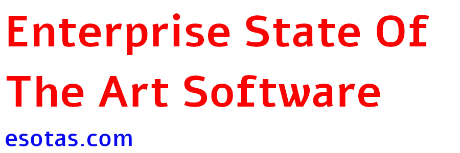 Enterprise State Of The Art Software